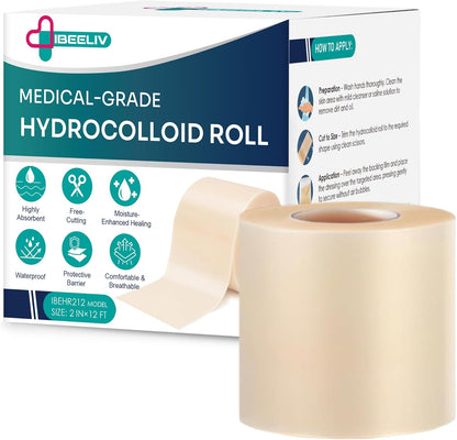 Medical-Grade Hydrocolloid Roll for Wound Care