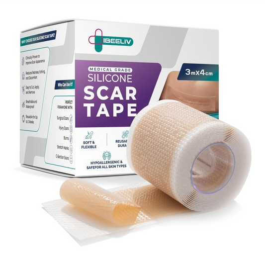 IBEELIV Silicone Scar Tape for Surgical Scars-3M
