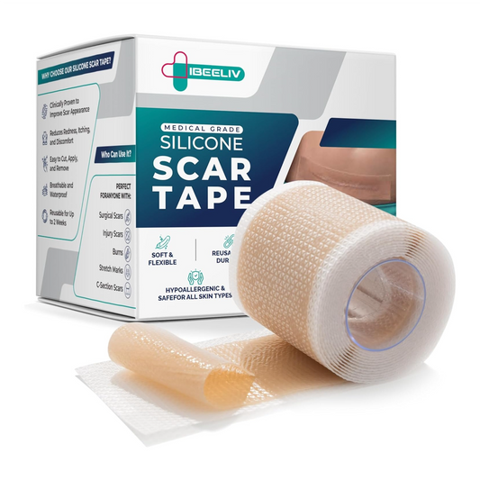 IBEELIV Silicone Scar Tape for Surgical Scars-1.5M
